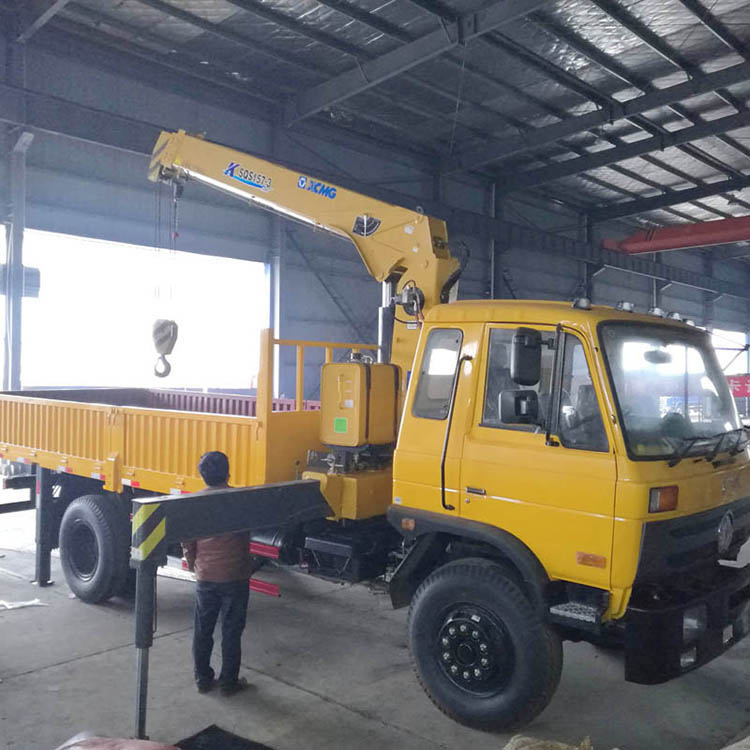 XCMG Official 7 ton mini truck mounted crane China truck with crane SQ8YK3Q truck mounted cranes machine for sale